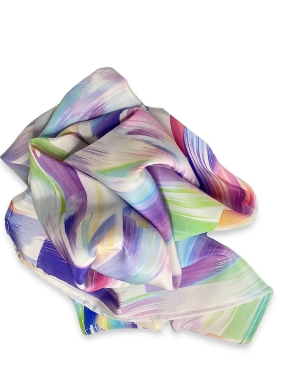 NWT SILKLETTE Bright Horizons 100% Fine Silk Kerchief Scarf MULTICOLOR